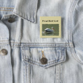 Proud Bird Nerd Pelican Foto Vogelbeobachtung Hobb Button (Beispiel)
