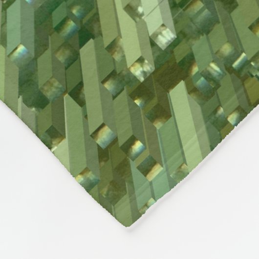 Proud Bird Nerd Silhouette Grünbraune Vogelbeobach Fleecedecke (Ecke)