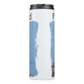 Proud Bird Nerd Wild Birding Hobby Young Hawk Thermosbecher (Rückseite)