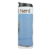 Proud Bird Nerd Wild Birding Hobby Young Hawk Thermosbecher (Nach rechts gedreht)