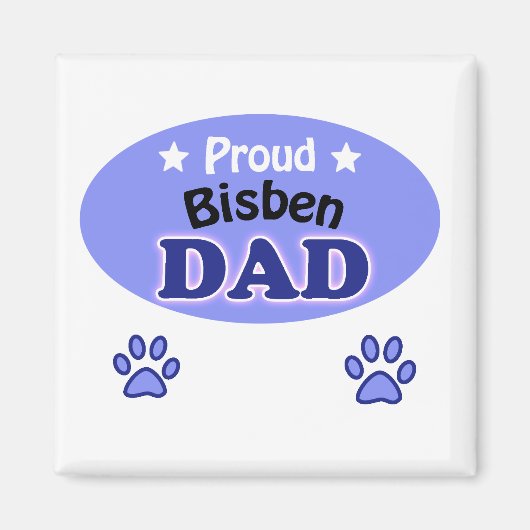 Proud Bisben dad Magnet (Vorne)