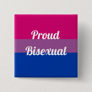 Proud Bisexual   Bisexueller Stolz Button