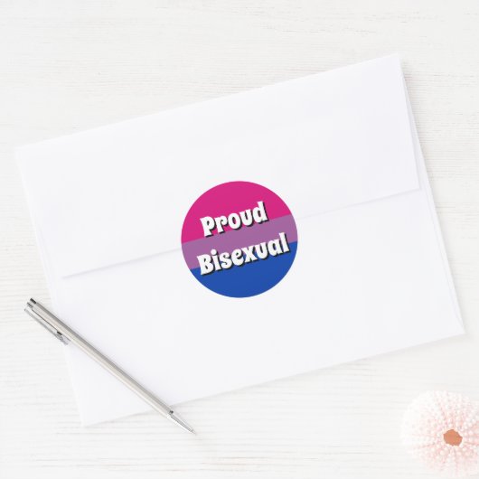 Proud Bisexual Flag Stickers (Umschlag)