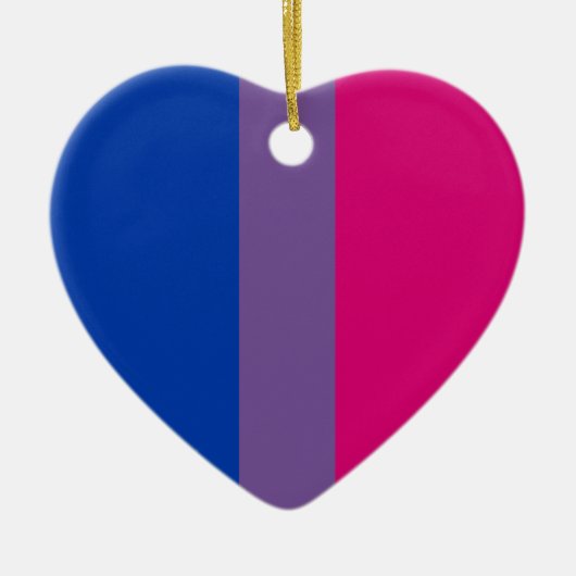 Proud Bisexual Keramikornament (Vorne)