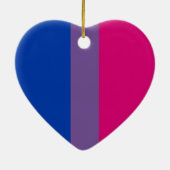 Proud Bisexual Keramikornament (Hinten)