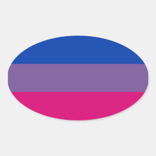 Proud Bisexual Ovaler Aufkleber