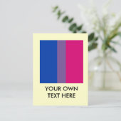 Proud Bisexual Postkarte (Stehend Vorderseite)