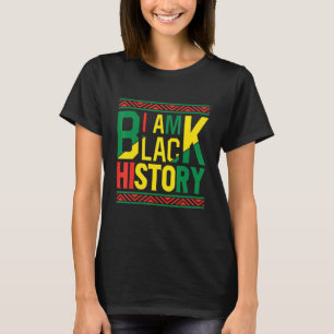 Proud Black African American Melanin Ich bin Black T-Shirt
