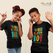 Proud Black Boy Black History Month Family T-Shirt