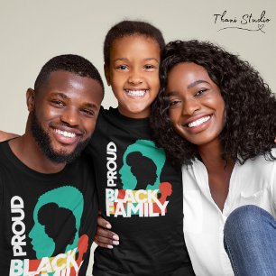 Proud Black Family Black History Montag T-Shirt