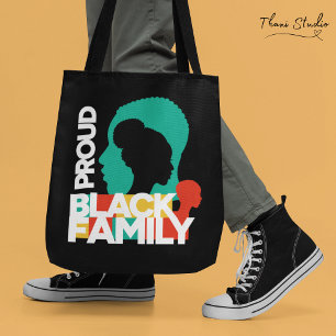 Proud Black Family Black History Montag Tasche