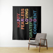 PROUD Black Large Tapestry Wandteppich (Beispiel)