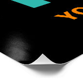 Proud Black Papa Black History Mont Family Poster (Ecke)