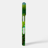 Proud Blue Green Peacock Foto feiert Zitat Case-Mate iPhone Hülle (Rückseite / Rechts)