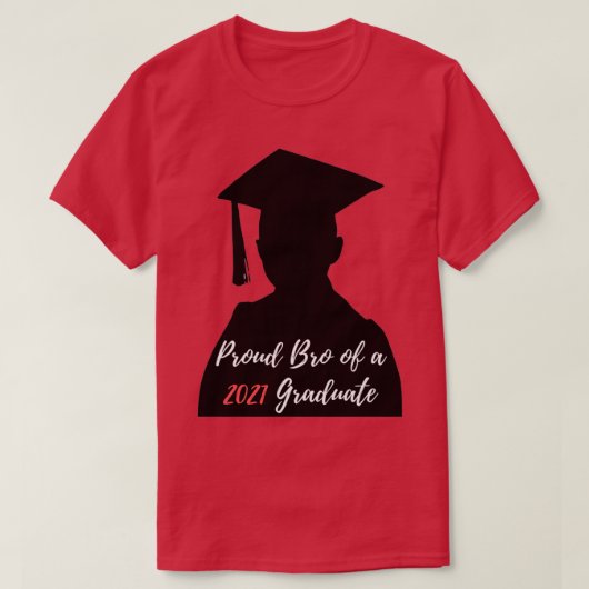 Proud Bo von 2021 Absolvent Funny Masters Grad T-Shirt (Design vorne)