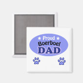 Proud Boerboel dad Magnet (Vorderseite/Rückseite)