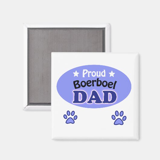Proud Boerboel dad Magnet (Vorderseite/Rückseite)
