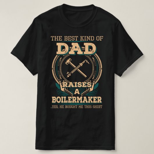 Proud-Boilermaker-Vater T-Shirt (Design vorne)