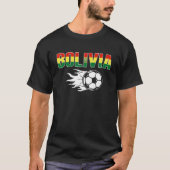 Proud Bolivia Soccer Fans Jersey - Bolivian Footba T-Shirt (Vorderseite)