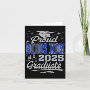 Proud-Bonus-Mama eines Cl von 2025 Graduat für Gra Karte