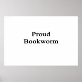 Proud Bookworm Poster (Vorne)