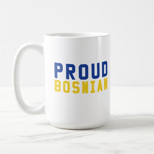 Proud Bosnian Kaffeetasse (Links)