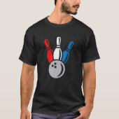 Proud Bowler Bowling Coach Split Happens Bowling A T-Shirt (Vorderseite)