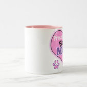 Proud Boxer Mama Zweifarbige Tasse (Mittel)