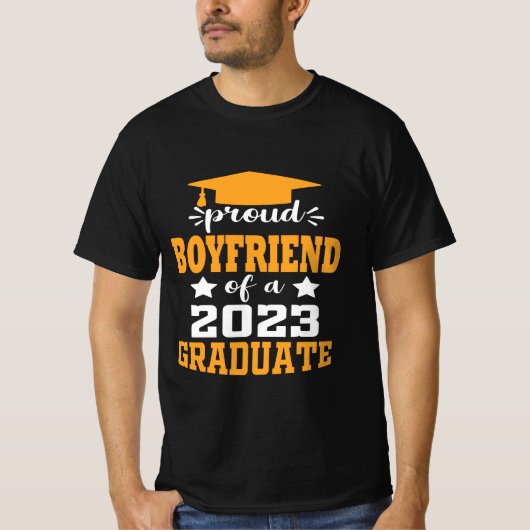 Proud BOYFRIEND einer Klasse von 2023 Graduate Mod T-Shirt (Vorderseite)