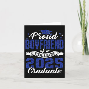 Proud Boyfriend of 2025 Graduate Uni Shirt Gra Karte