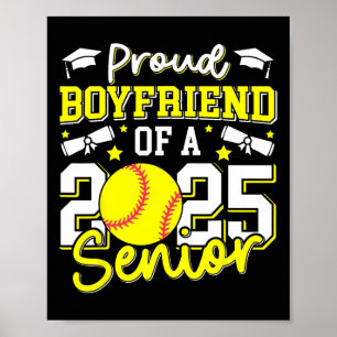 Proud Boyfriend of 2025 Senior Boyfriend Cl 2025 S Poster