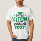 Proud BOYFRIEND of a Class of 2023 Graduate Fun T-Shirt (Vorderseite)