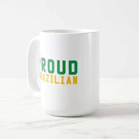 Proud Brasilianer Kaffeetasse (Vorderseite Links)