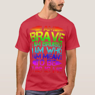 PROUD BRAVE SEIN IST ME SHIR LGB GAY PRIDE BI GIF T-Shirt