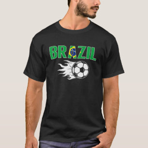 Proud Brazil Soccer Fans Jersey - Brazilian Footba T-Shirt