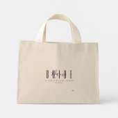 Proud Bride Tote Bag HAMbyWG Mini Stoffbeutel (Rückseite)