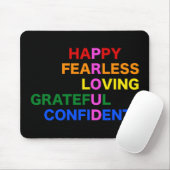 PROUD Bright Black Mousepad (Mit Mouse)
