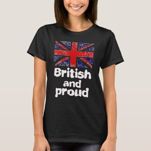 Proud British Patriotic Man  Women and Child T-Shirt (Vorderseite)