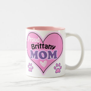 Proud Brittany Mama Zweifarbige Tasse
