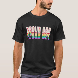 Proud Bro LGBTQ Ally LGBT Regenbogenflagge Prith B T-Shirt