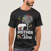 Proud Brother Bären Autismus Familie passt Autismu T-Shirt (Vorderseite)