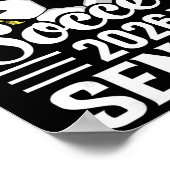 Proud Brother Of A Soccer Senior 2026 Graduation  Poster (Ecke)