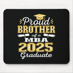 Proud Brother of Cl of 2025 m Graduate Grad Family Mousepad