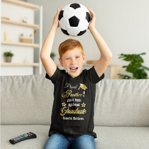 Proud Brother of Graduate Name   ABSCHLUSS Tri-Blend Shirt