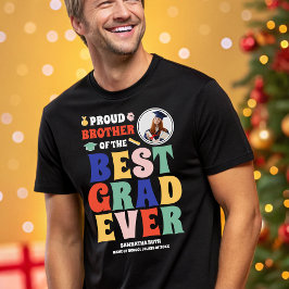 Proud Brother of the Best Grad Foto Tri-Blend Shirt