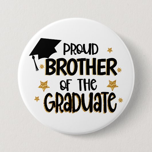 Proud Brother of the Graduate Button (Vorderseite)