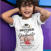Proud Brother of the graduate Foto name 2023 T-Shirt