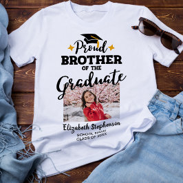 Proud Brother of the graduate Foto name T-Shirt