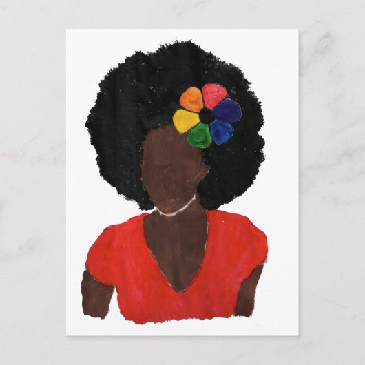 Proud Brown Lady Postkarte (Vorderseite)