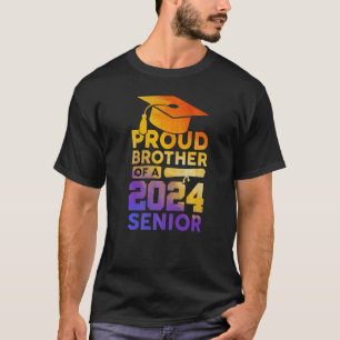 Proud Bruder einer 2024 höheren Klasse von 2024 Gr T-Shirt